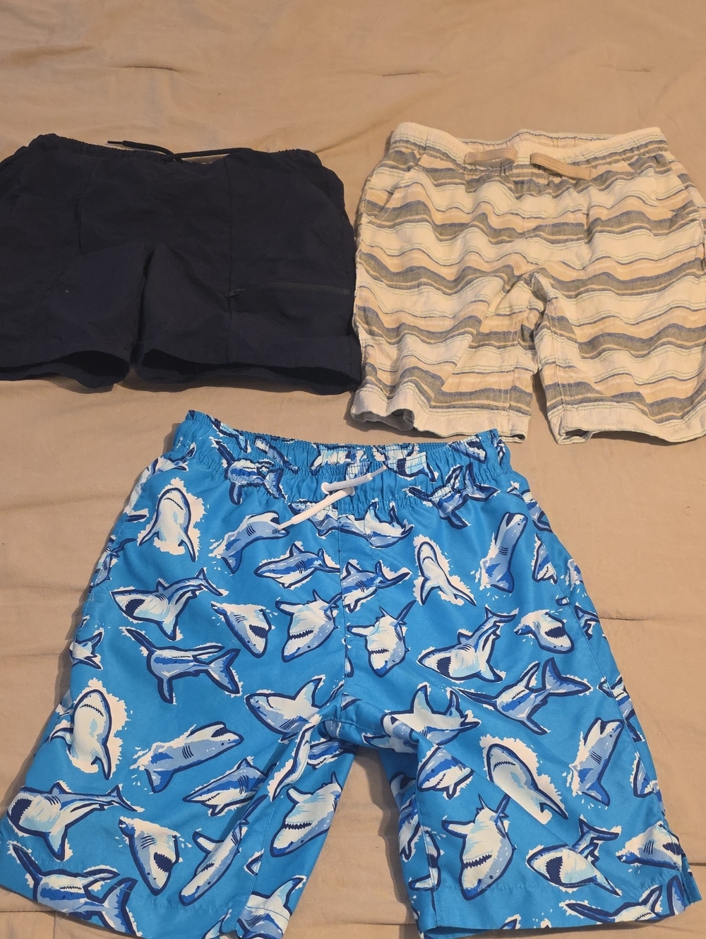 The Children's Place Blue Shark Print Swim Shorts